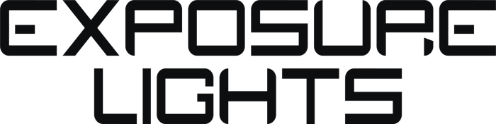 Exposure Lights logo, black
